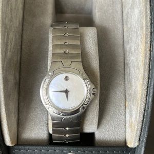 Movado The Museum Watch Mother of Pearl face with Diamonds